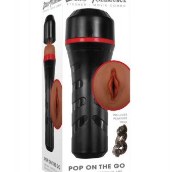 Zero Tolerance Pop On The Go Stroker - Dark