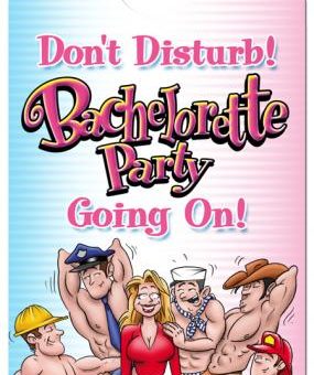 Door Hanger Bachelorette Party