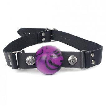 Spartacus Silicone Removable Ball Gag 2 inches Swirl