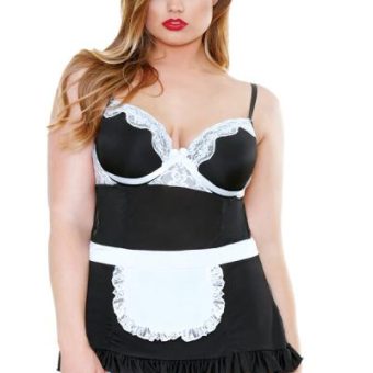Curve Night Service Maid Bedroom Costume Panty 3X4X