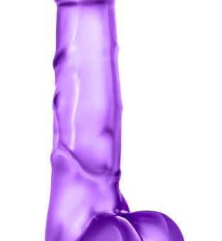 Sweet N Hard 4 Dong Suction Cup & Balls Purple