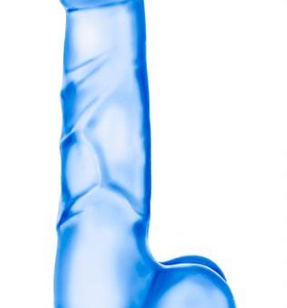 Sweet N Hard #4 Dong With Suction Cup & Balls Blue
