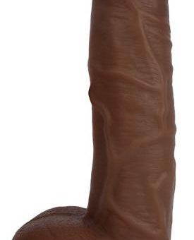 Jock Dong With Balls 9 inches Chocolate Brown