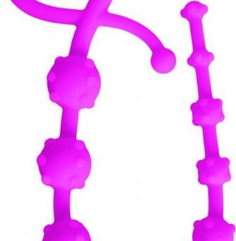 Gossip Hearts N Studs Magenta Pink Anal Beads