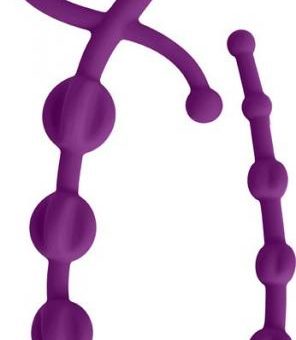 Gossip Hearts N Spurs Violet Purple Anal Beads