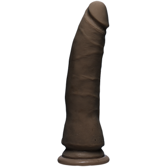 The D Thin D 7 inches Dual Density Brown Dildo