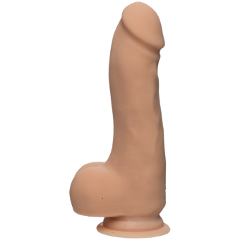 The D Master D 7.5 Inches Dildo with Balls Ultraskyn Beige