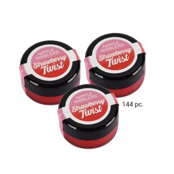 Nipple Nibbler Cool Tingle Balm Strawberry Twist (bulk Pack/144 Pcs) 3 G