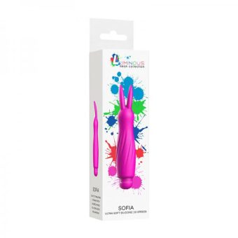 Luminous Sofia Abs Bullet With Silicone Sleeve 10 Speeds Fuchsia