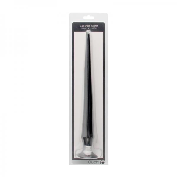Ouch! Ass Spike Dildo 13 In. Black