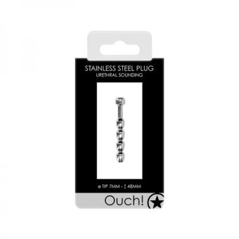 Ouch! Urethral Sounding - Metal Plug - 7 Mm
