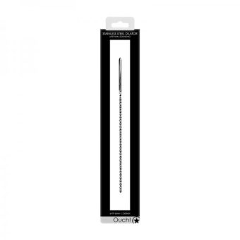 Ouch! Urethral Sounding - Metal Dilator - Beaded - 6 Mm