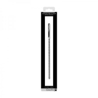 Ouch! Urethral Sounding - Metal Dilator - Beaded - 10 Mm