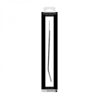 Ouch! Urethral Sounding - Metal Dilator - Curved - 6 Mm
