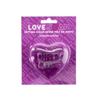 S-line Heart Soap - Dirty Love - Lavender Scented