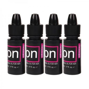 Sensuva Pack Of 4 On Original Arousal Oil 5 Ml Large Boxes Plus Vl8tdon Arousal Oil And Gel 8-piece