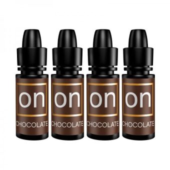 Sensuva Pack Of 4 On Chocolate Arousal Oil 5 Ml Large Boxes Plus Vl8tdon Arousal Oil And Gel 8-piece