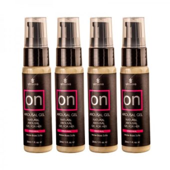 Sensuva Pack Of 4 On Original Arousal Gel 1 Oz. Bottle Plus Vl8tdon Arousal Oil And Gel 8-piece Test