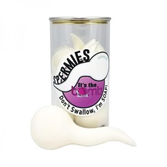 It's The Bomb Spermies Soap White