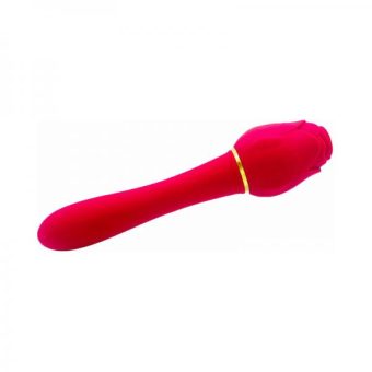 It's The Bomb Suckle Rose Vibrating & Sucking Massager