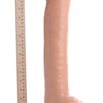 The Destroyer 16.5 Inches Dildo Beige