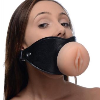 Pussy Face Oral Sex Mouth Gag Black