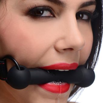 Strict Silicone Bit Gag Black O/S