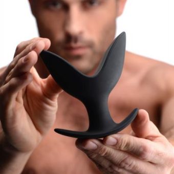 Ass Anchors 3 Piece Silicone Anal Anchor Set Black