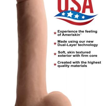 USA Cocks 11 Inches Ultra Real Dual Layer Suction Cup Dildo