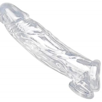 Size Matters Realistic Penis Enhancer + Ball Stretcher Clear