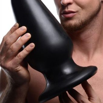 Gigantor XXXL Tapered Butt Plug Black