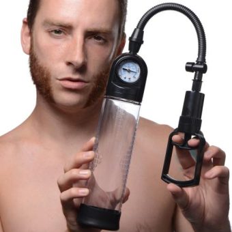 Trigger Penis Pump With Built In Pressure Gauge