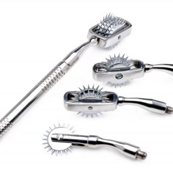 Deluxe Wartenberg Wheel Set With Travel Case