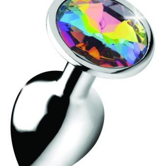 Rainbow Prism Gem Anal Plug - Small