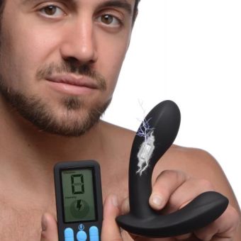 E-stim Pro Silicone Vibrating Prostate Massager With Remote Control