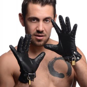 Locking Vampire Gloves
