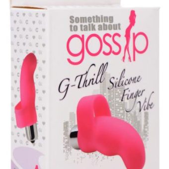 G-thrill Silicone Finger Vibe - Magenta