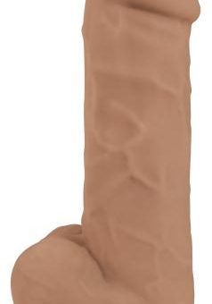 Silexpan Hypoallergenic Silicone Dildo With Balls - 8 Inch