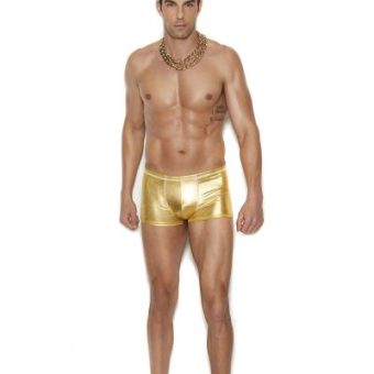 Gold Lame Boxer Brief S/m