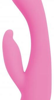 G-Gasm Silicone Rabbit Vibrator Pink