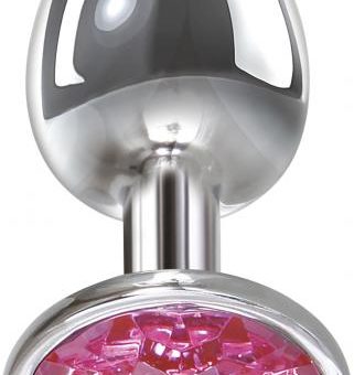 Pink Gem Anal Plug Medium