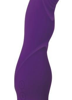 Love Harnessed Vibrating Dildo Purple