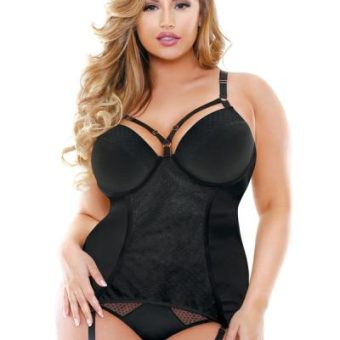 Odessa Molded Cups Bustier & Panty Set 3X4X