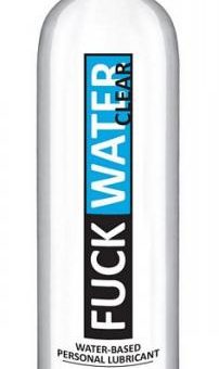 F*ck Water Clear Water Based Lubricant 4oz