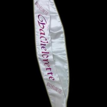 Sash Bachelorette W/Pink Stones