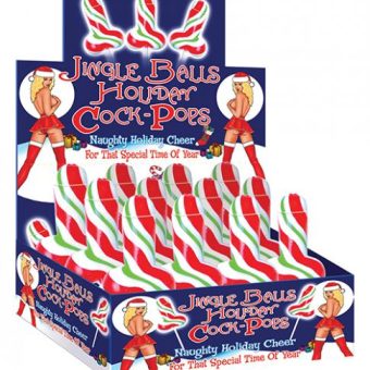 Jingle Balls Holiday Cock Pops 12 Piece Display