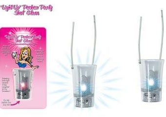 Light Up Pecker Party Shot Glass