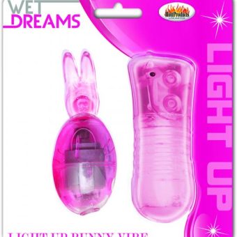 Light Up Pleasure Bunny Egg Pink Vibrator