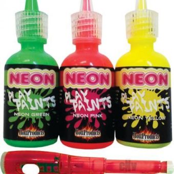 Neon Body Paints 3 Pack Carded
