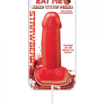 Jumbo Gummy Cock Pop Strawberry